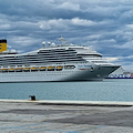 A Salerno ecco la nave da crociera Costa Fortuna: cerimonia di benvenuto alla Stazione Marittima