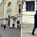 A Salerno sono in corso le riprese della seconda serie di "Vincenzo Malinconico, Avvocato d'insuccesso" /FOTO
