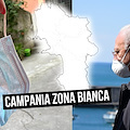 De Luca si prepara alla zona bianca: «La mascherina in Campania si porta per tutta l'estate»