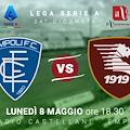 Empoli-Salernitana, le probabili formazioni