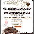 Festa del cioccolato artigianale dal 19 al 22 ottobre