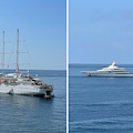 In Costa d'Amalfi ecco "Madsummer" e "Wind Surf": due giganti nelle acque di Minori e di Amalfi / FOTO