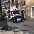 Minori, Costiera Amalfitana. Scontro tra moto e scooter, due feriti al pronto soccorso di Castiglione [FOTO]