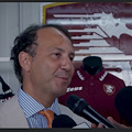 Salernitana, il presidente Iervolino raggiunge la squadra in ritiro. Auguri a Memo!