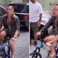 Salernitana salva, Ribery festeggia a Salerno cantando in bici "Pisciaiuolo morirò"