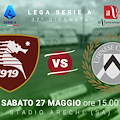 Salernitana-Udinese, le probabili formazioni 