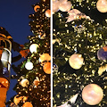 Salerno, Polizia di Stato appone palla natalizia sull'albero di Piazza Portanova: «Noi ci siamo sempre!»