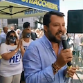 Salvini a Salerno tra Covid Center e gaffe: «Non potevo passare da Palermo» [VIDEO]