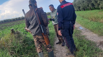 Capaccio: blitz dei Carabinieri Forestali contro il bracconaggio