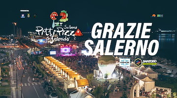 Successo per il Pitti Pizza & Friends a Salerno: oltre 20mila presenze a sera tra dentro e fuori il villaggio del gusto