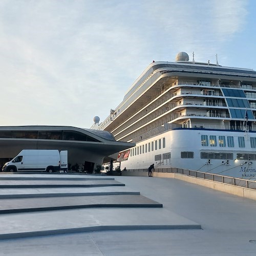 A Salerno arriva la nave da crociera Marina della Oceania Cruises<br />&copy; Stazione Marittima Salerno