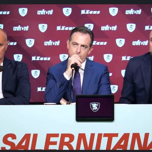 Conferenza stampa<br />&copy; U.S. Salernitana 1919