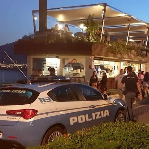 Polizia sul lungomare di Salerno<br />&copy; Polizia di stato