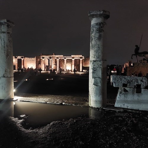 Pompei di notte<br />&copy; Pompeii - Parco Archeologico